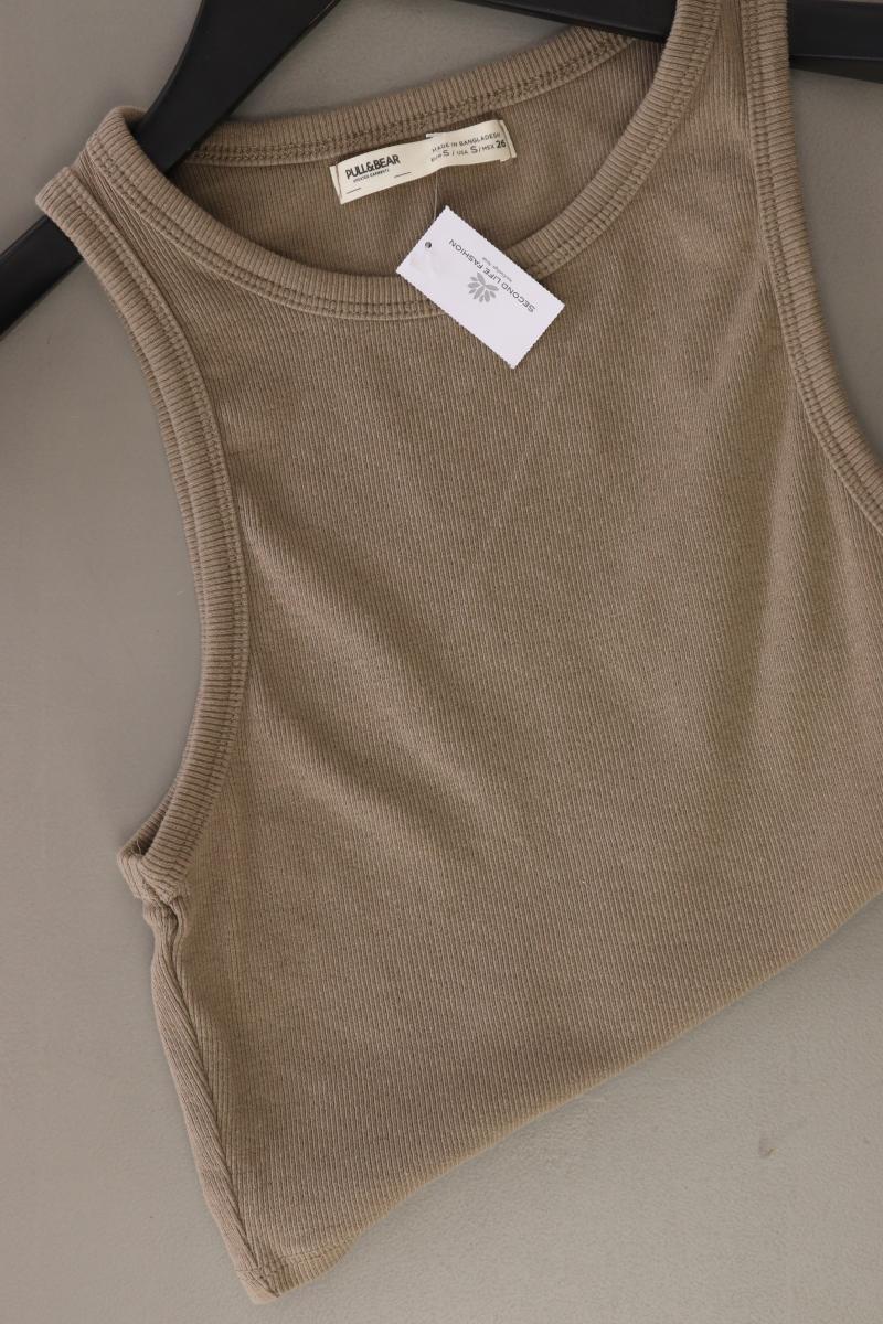 Pull&Bear Crop Top Gr. S olivgrün
