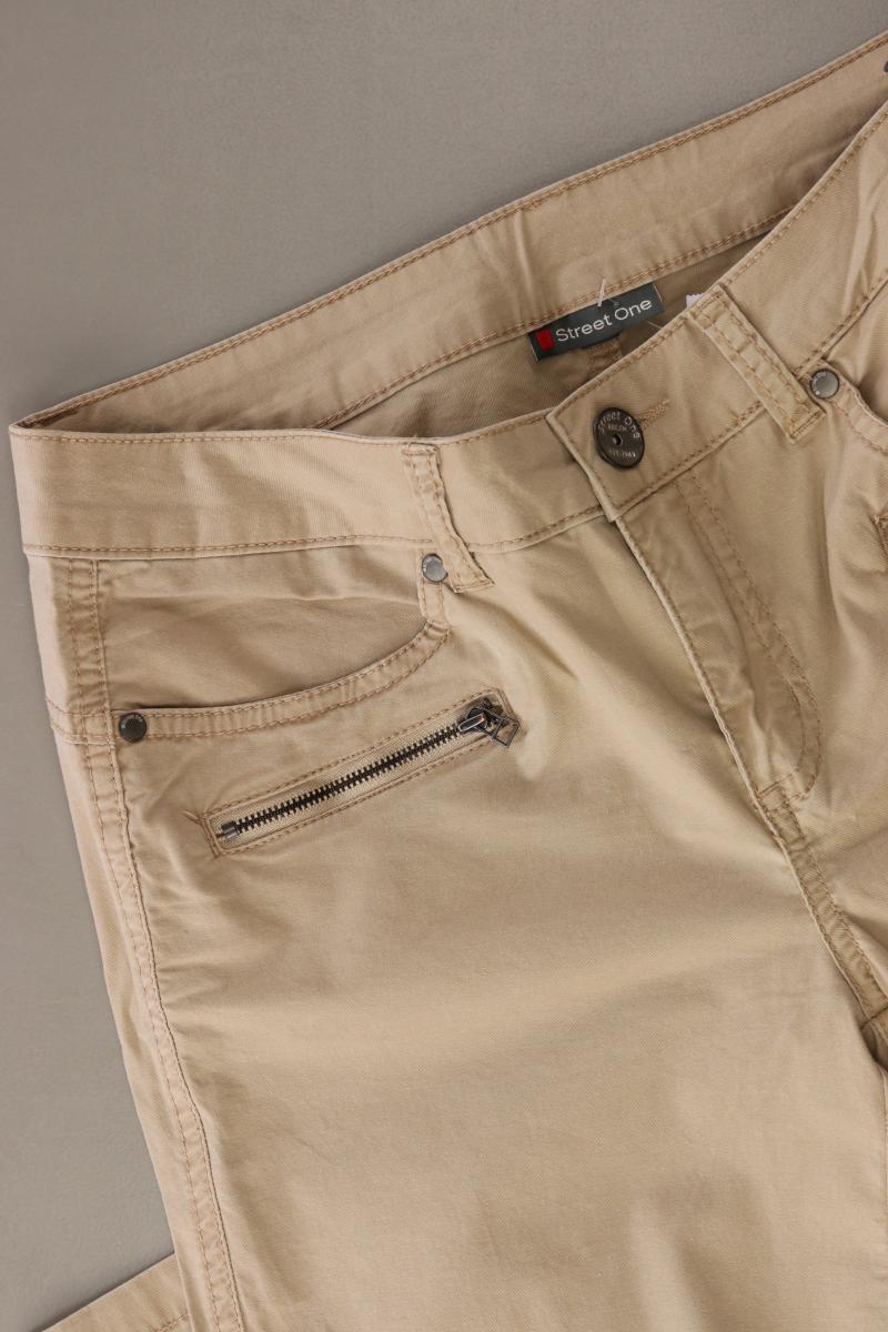 Street One 7/8 Hose Gr. 36 braun aus Baumwolle