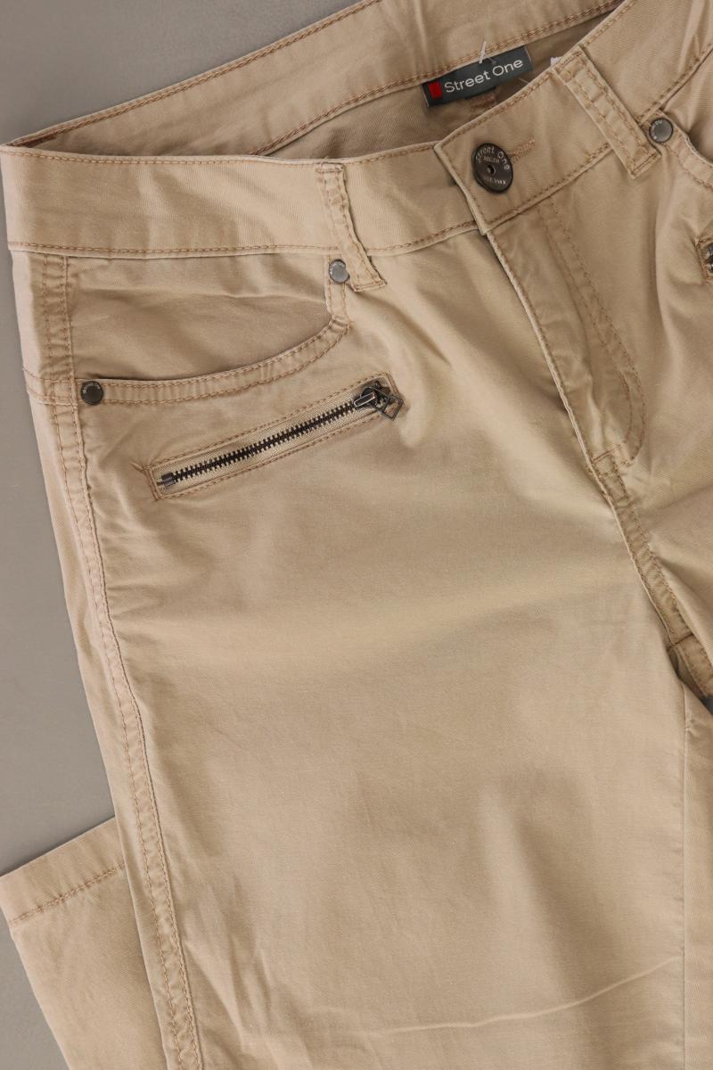 Street One 7/8 Hose Gr. 36 braun aus Baumwolle