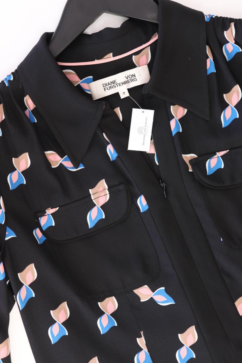 Diane von Furstenberg Midikleid Gr. S neuwertig 3/4 Ärmel schwarz