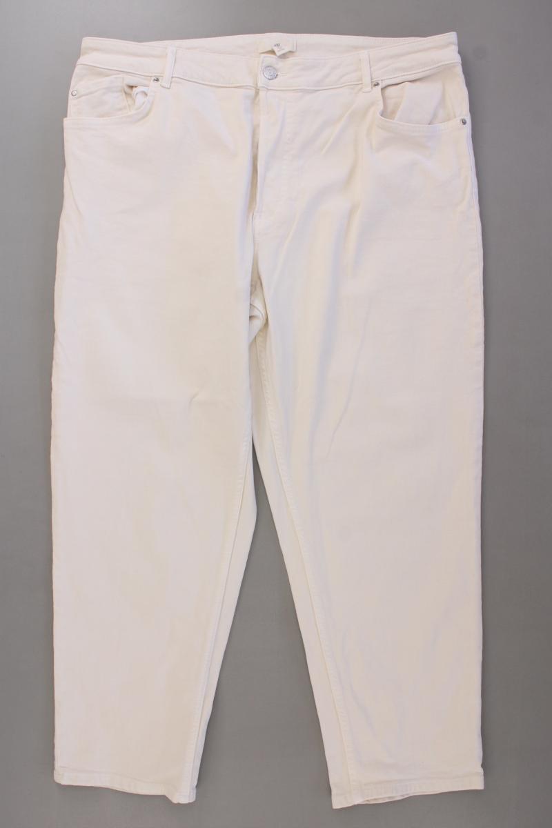 H&M Jeans Gr. 50 neuwertig creme aus Baumwolle
