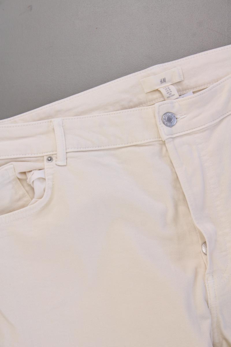 H&M Jeans Gr. 50 neuwertig creme aus Baumwolle