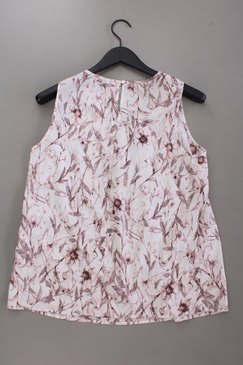 Street One Ärmellose Bluse Gr. 40 mit Blumenmuster rosa aus Polyester