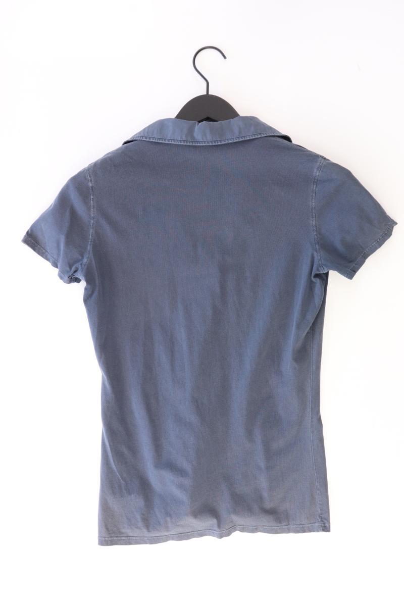 Marc O'Polo Poloshirt Gr. S Kurzarm blau aus Baumwolle