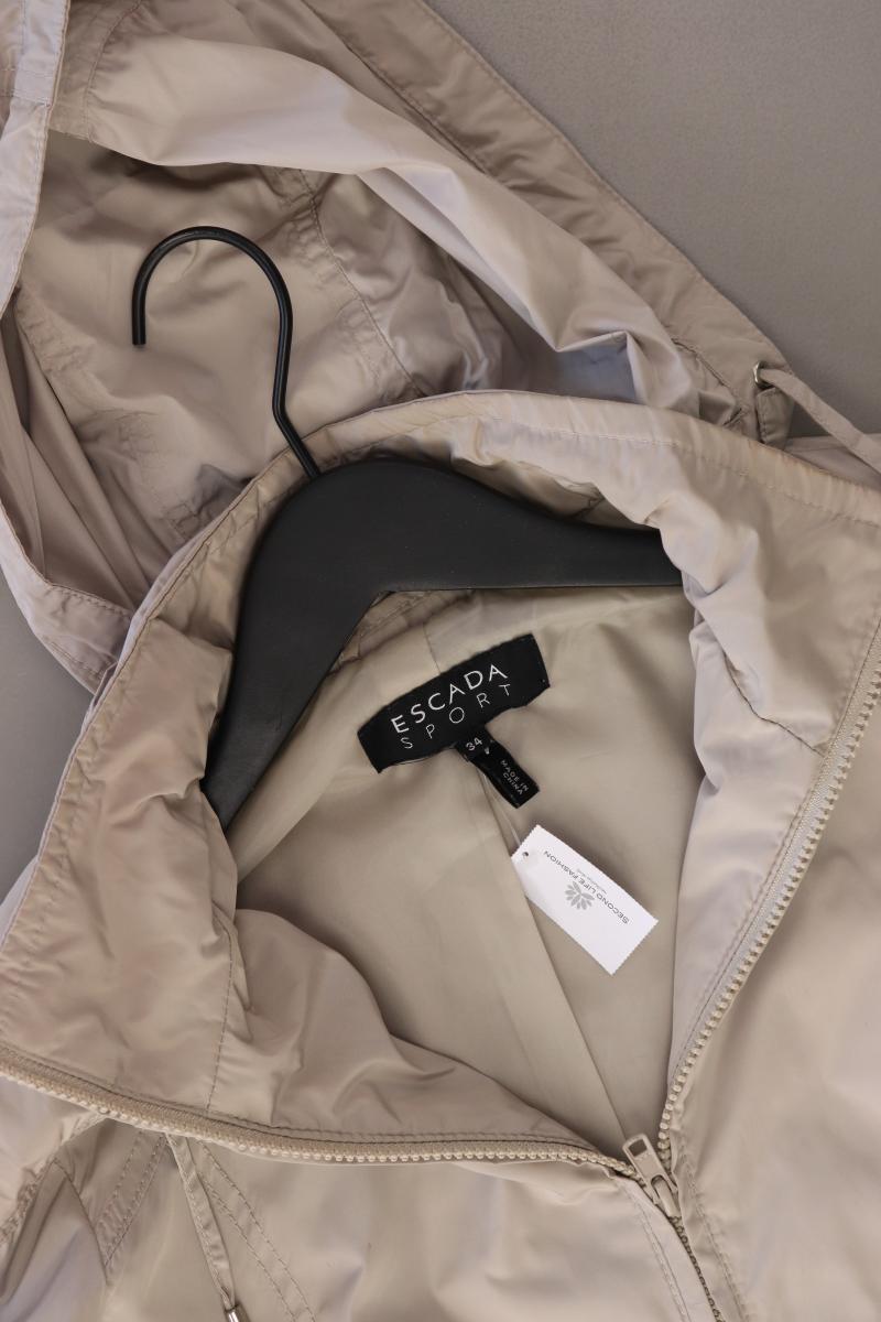 Escada Sport Kapuzenjacke Gr. 34 creme aus Polyester