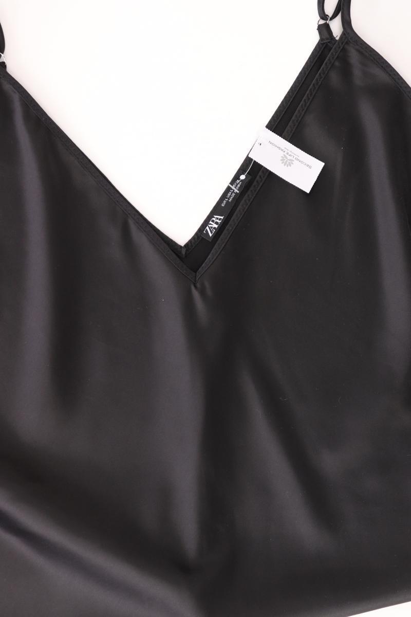 Zara Spaghetti-Top Gr. L schwarz aus Polyester