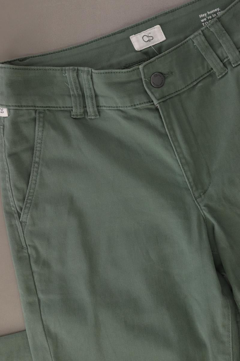 QS by s.Oliver Chinohose für Herren Gr. 34/L32 olivgrün aus Baumwolle