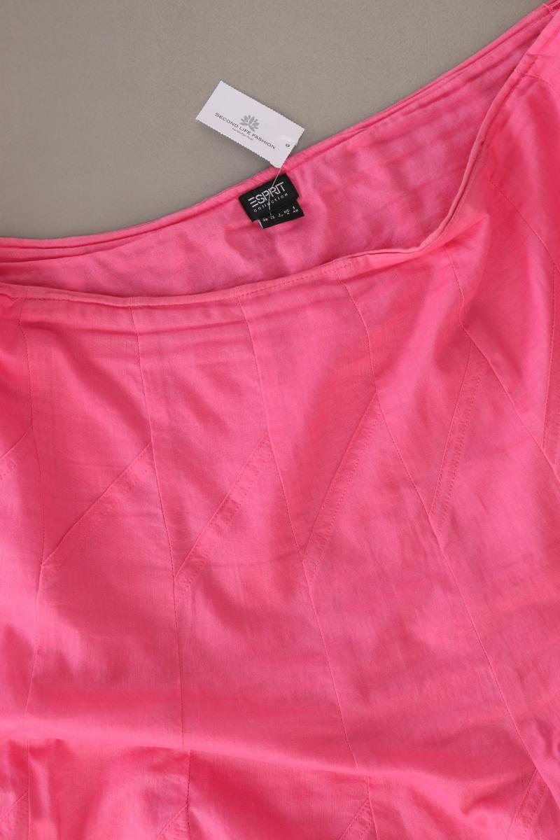Esprit Collection Faltenrock Gr. 38 pink aus Baumwolle