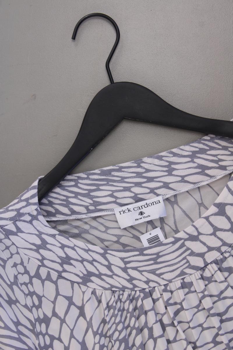 rick cardona Classic Bluse Gr. 36 3/4 Ärmel grau aus Polyester