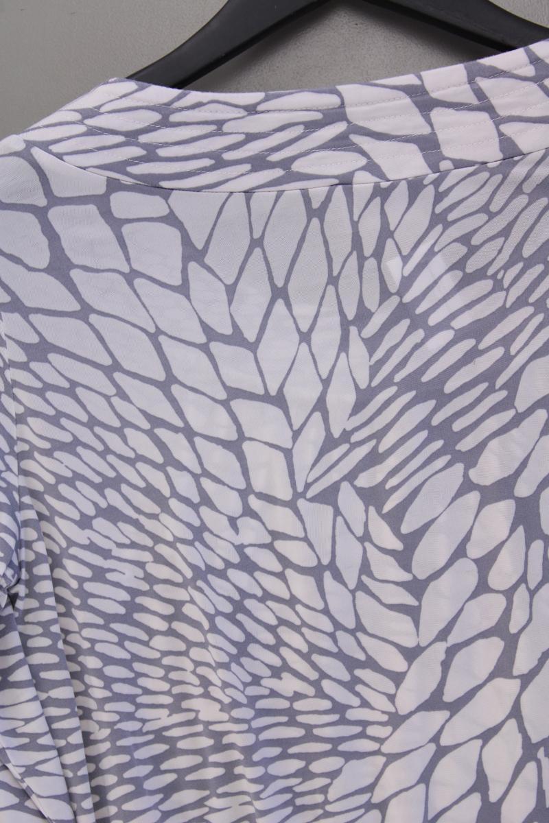 rick cardona Classic Bluse Gr. 36 3/4 Ärmel grau aus Polyester