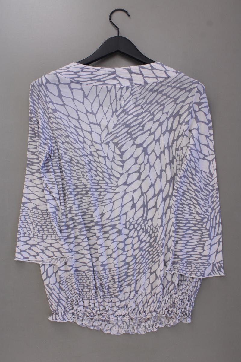 rick cardona Classic Bluse Gr. 36 3/4 Ärmel grau aus Polyester