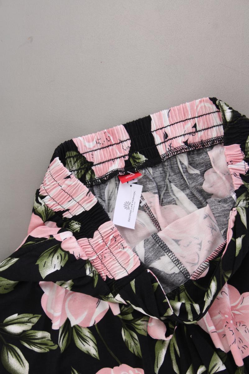 s.Oliver Shorts Gr. 38 mit Blumenmuster mehrfarbig aus Viskose