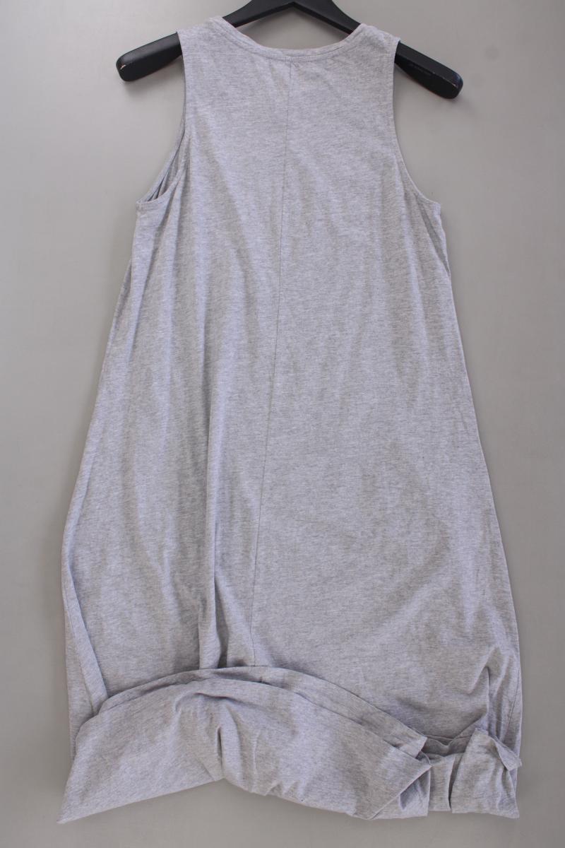 Mango Midikleid Gr. L Ärmellos grau aus Baumwolle