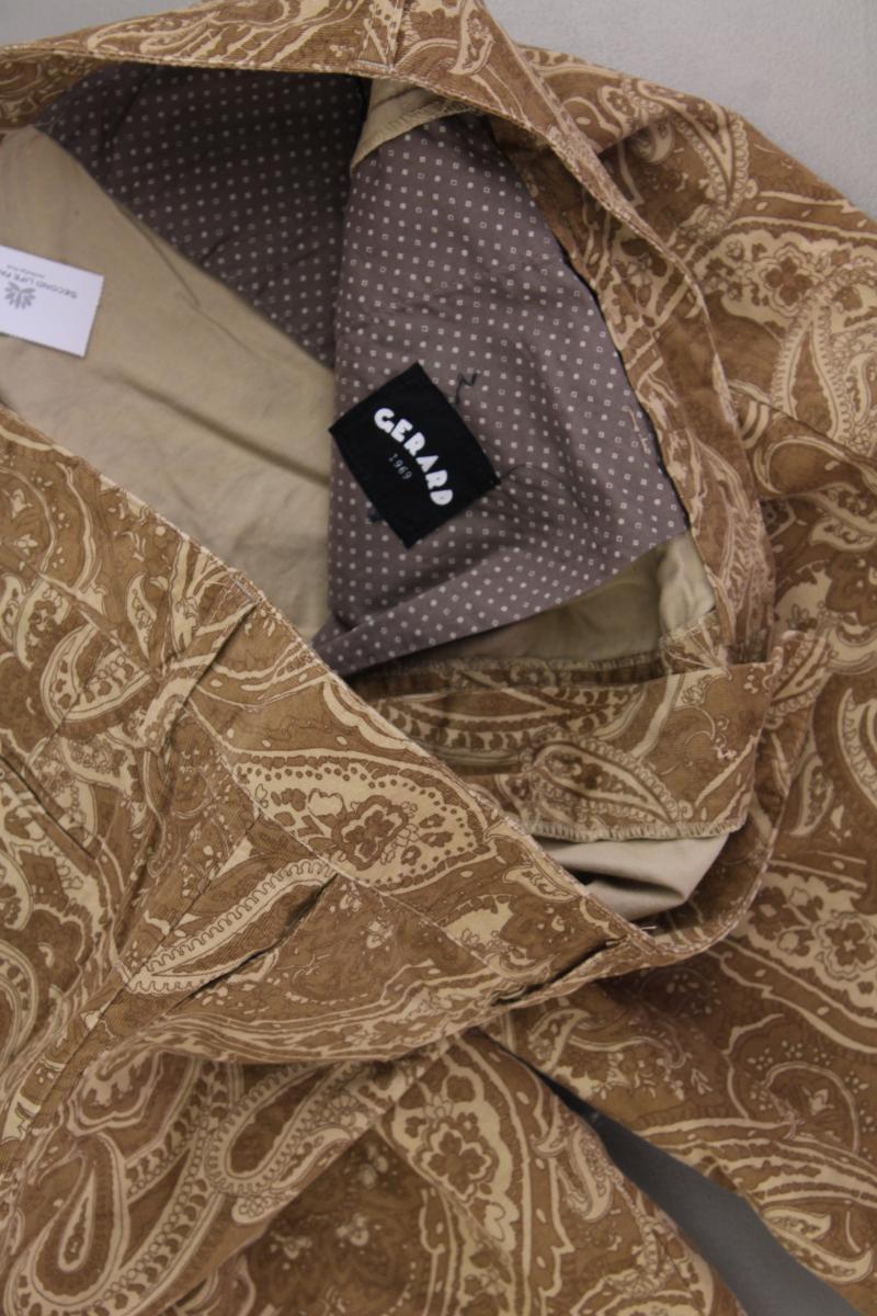Gerard 1969 Shorts für Herren Gr. 52 mit Paisleymuster neu mit Etikett braun