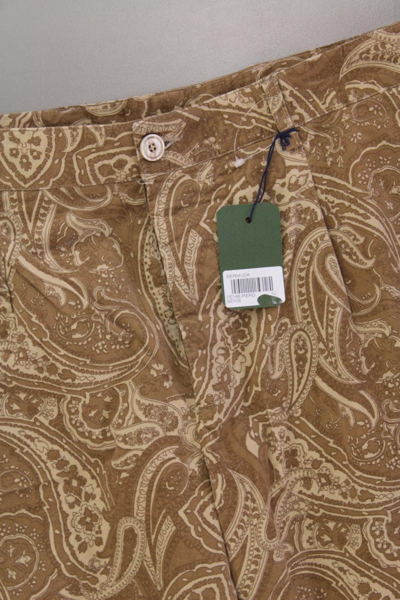Gerard 1969 Shorts für Herren Gr. 52 mit Paisleymuster neu mit Etikett braun