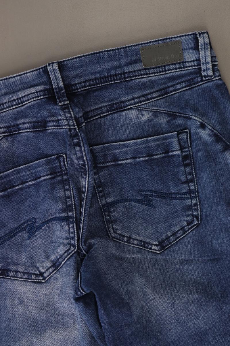 Street One Straight Jeans Gr. W25 blau aus Baumwolle
