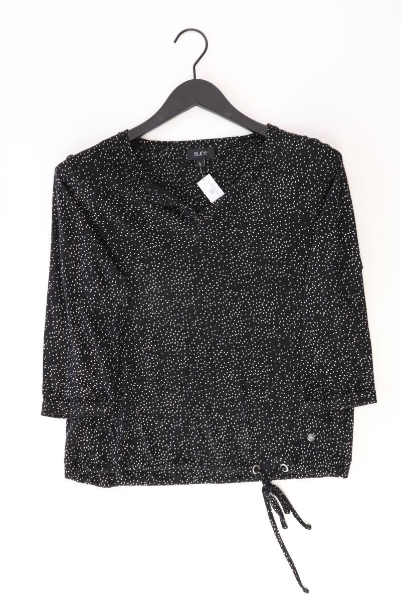 Sure Regular Bluse Gr. L 3/4 Ärmel schwarz aus Baumwolle