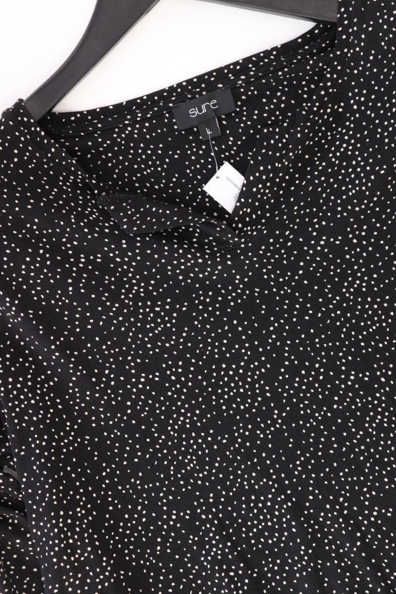 Sure Regular Bluse Gr. L 3/4 Ärmel schwarz aus Baumwolle