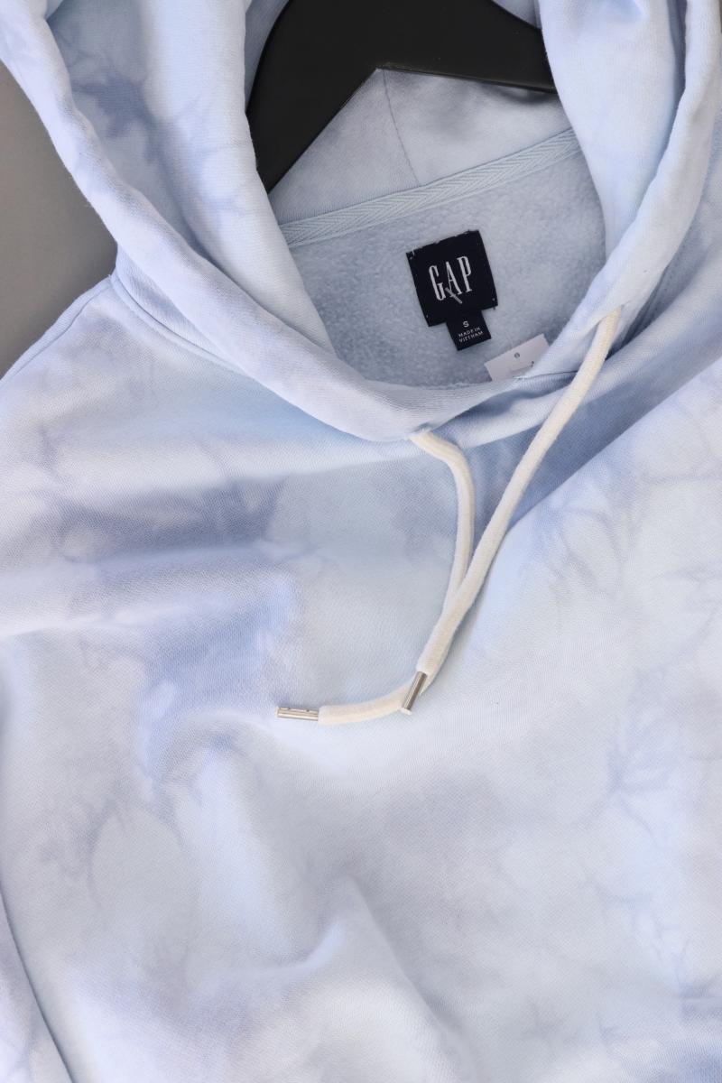 GAP Hoodie Gr. S mit Batikmuster blau aus Baumwolle
