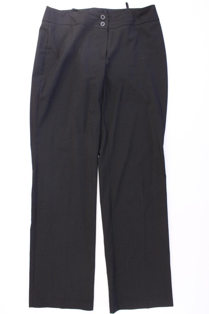 Steilmann Anzughose Gr. 40 gestreift schwarz aus Viskose