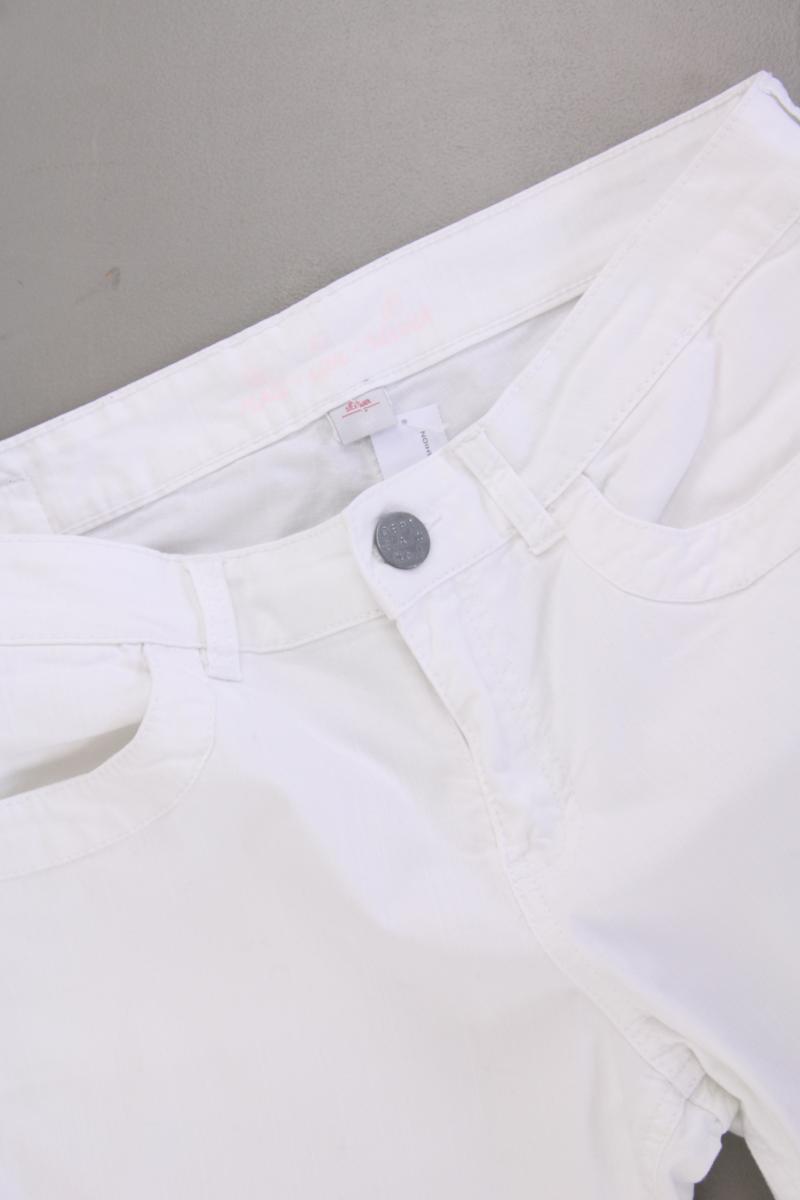 s.Oliver Shorts Gr. 38 weiß aus Baumwolle