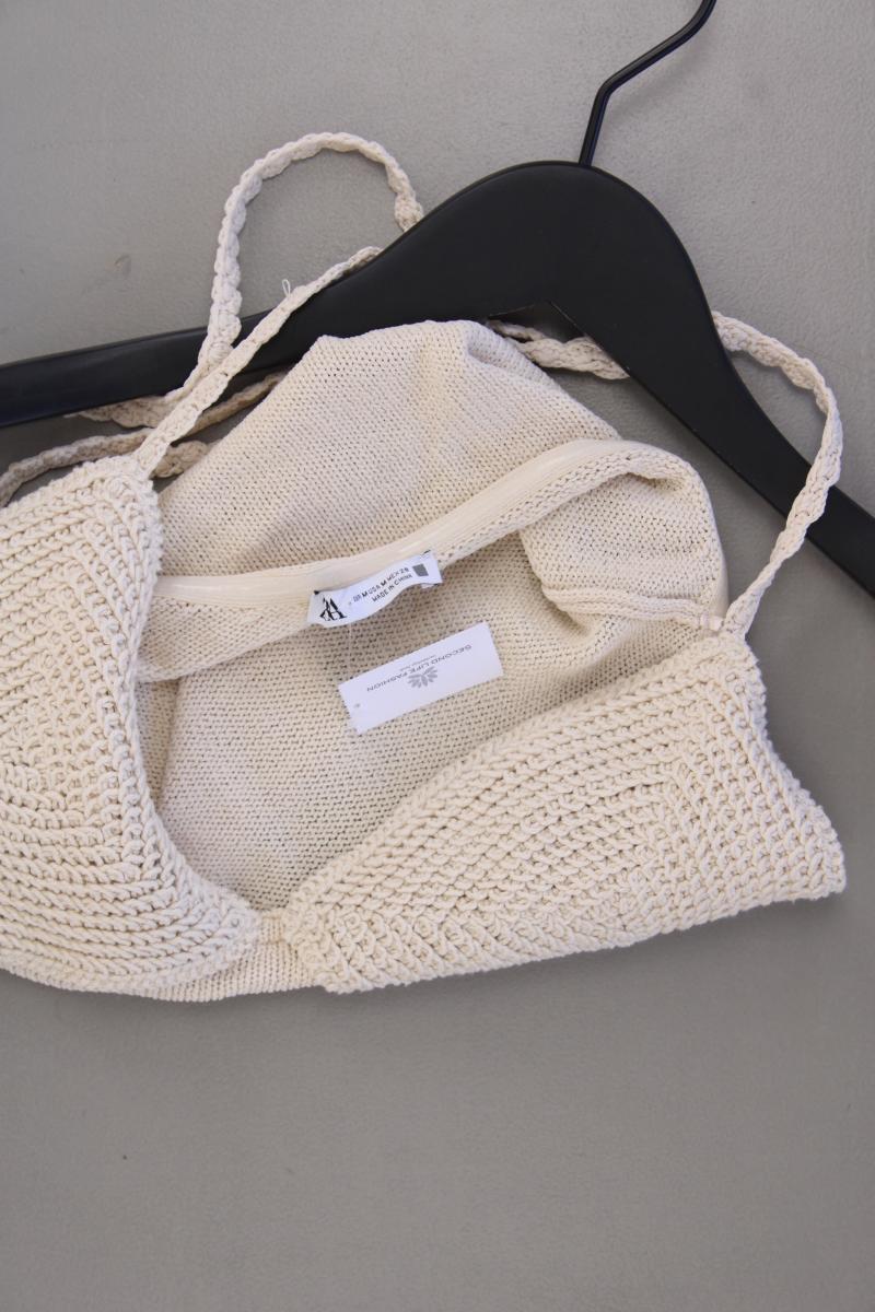 Zara Neckholdertop Gr. M creme