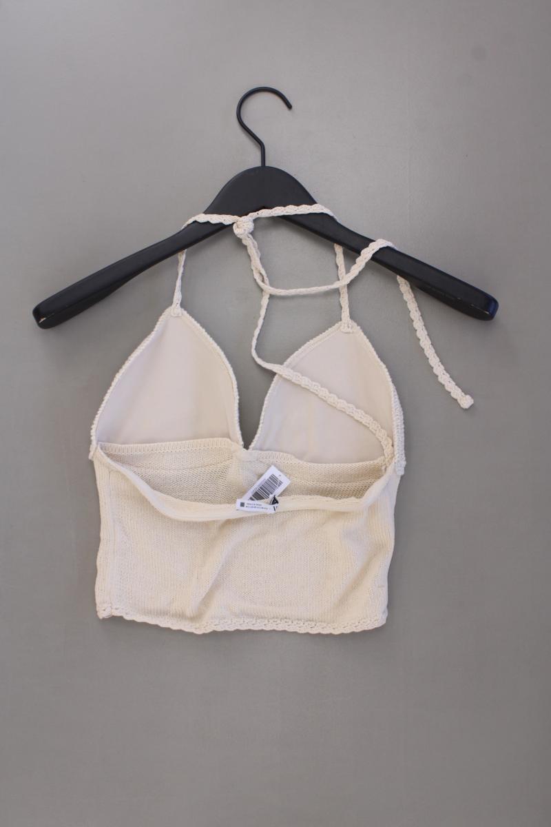 Zara Neckholdertop Gr. M creme