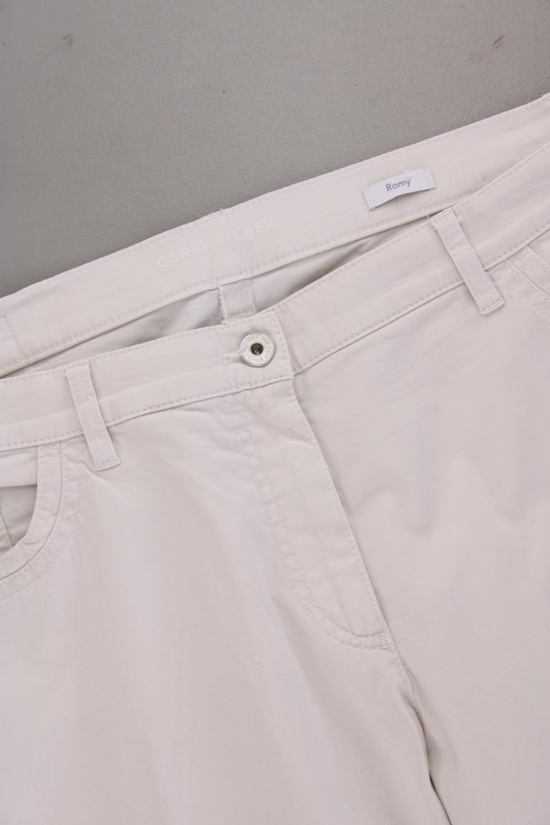 Gerry Weber Hose Gr. Kurzgröße 48 Modell Romy creme aus Baumwolle