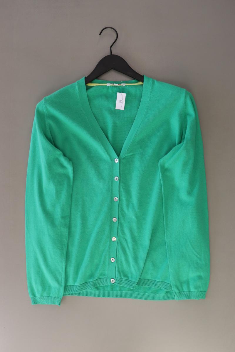 Milano Italy Strickjacke Gr. 44 Langarm grün aus Baumwolle