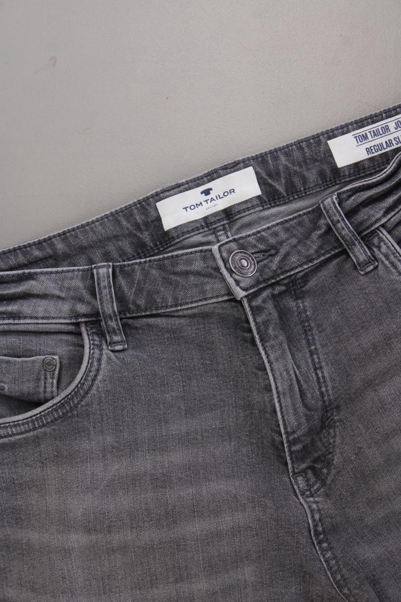 Tom Tailor Jeansshorts für Herren Gr. W33 Modell Josh grau aus Baumwolle