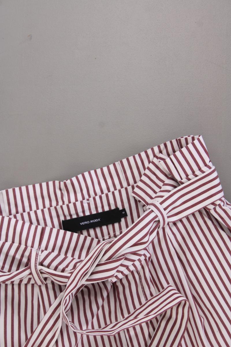 Vero Moda Shorts Gr. M gestreift rot aus Baumwolle