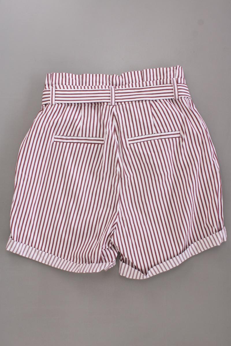 Vero Moda Shorts Gr. M gestreift rot aus Baumwolle