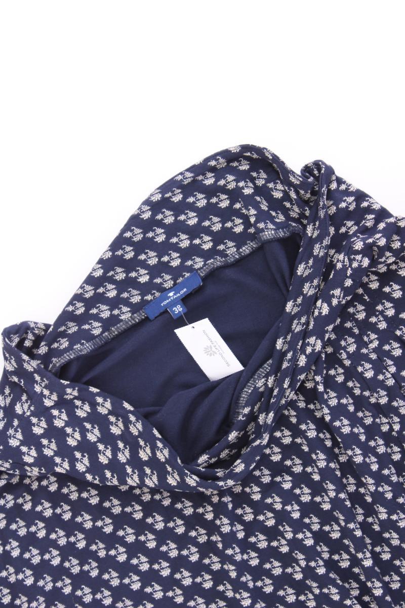Tom Tailor Stretchrock Gr. 38 blau aus Viskose