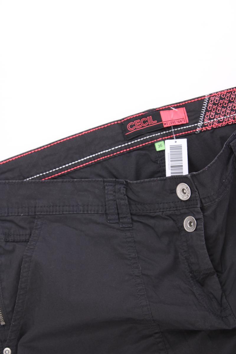 Cecil Shorts Gr. W36 grau aus Baumwolle