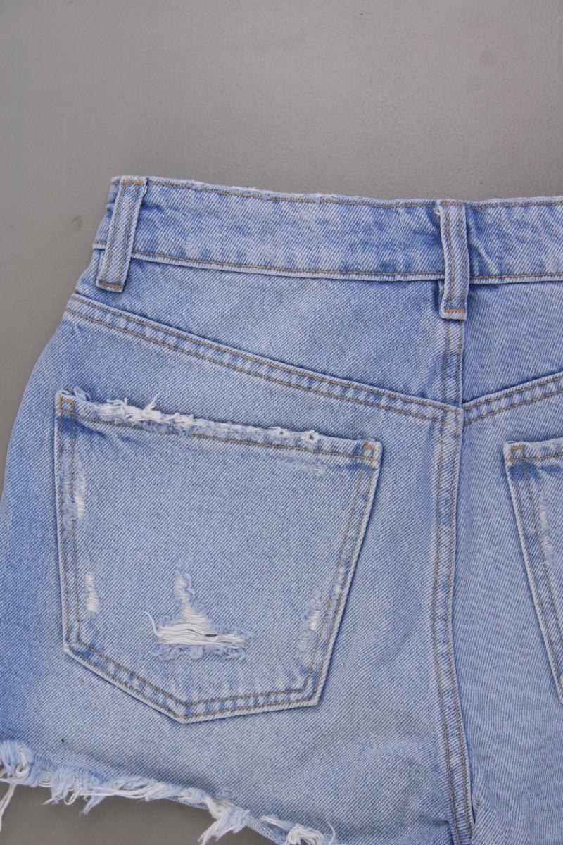 Zara Jeansshorts Gr. 32 blau aus Baumwolle