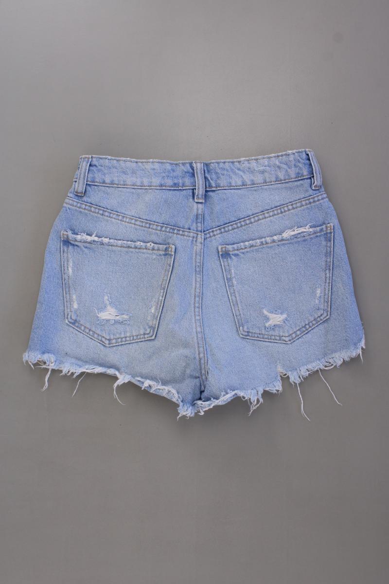 Zara Jeansshorts Gr. 32 blau aus Baumwolle