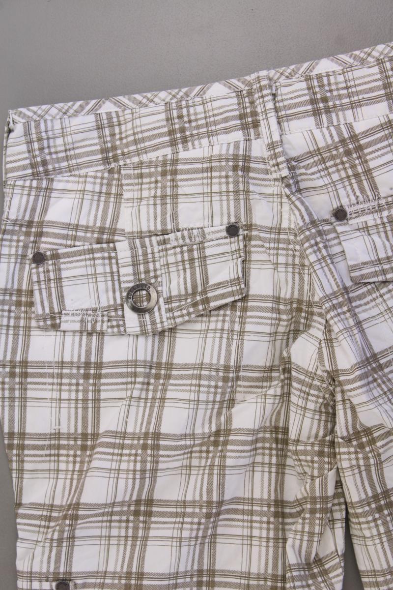 Soccx 3/4 Hose Gr. XS kariert creme aus Baumwolle