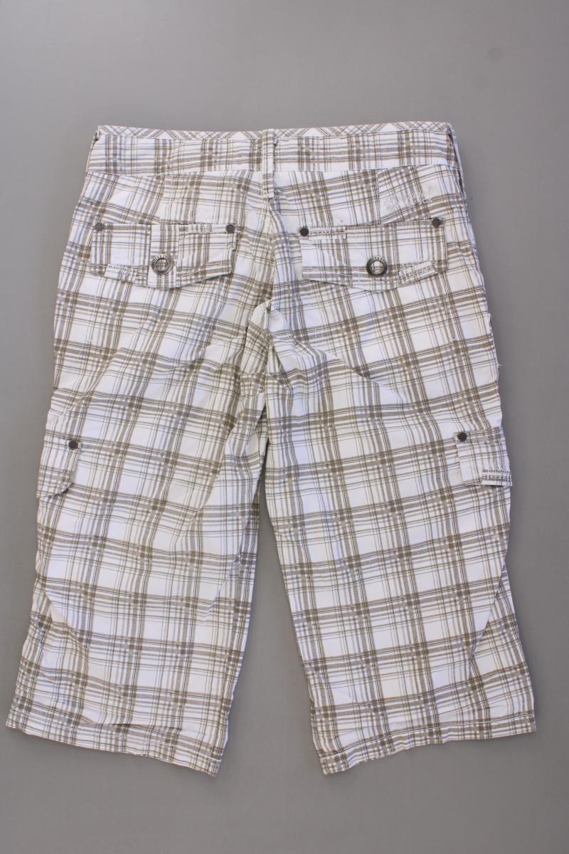 Soccx 3/4 Hose Gr. XS kariert creme aus Baumwolle
