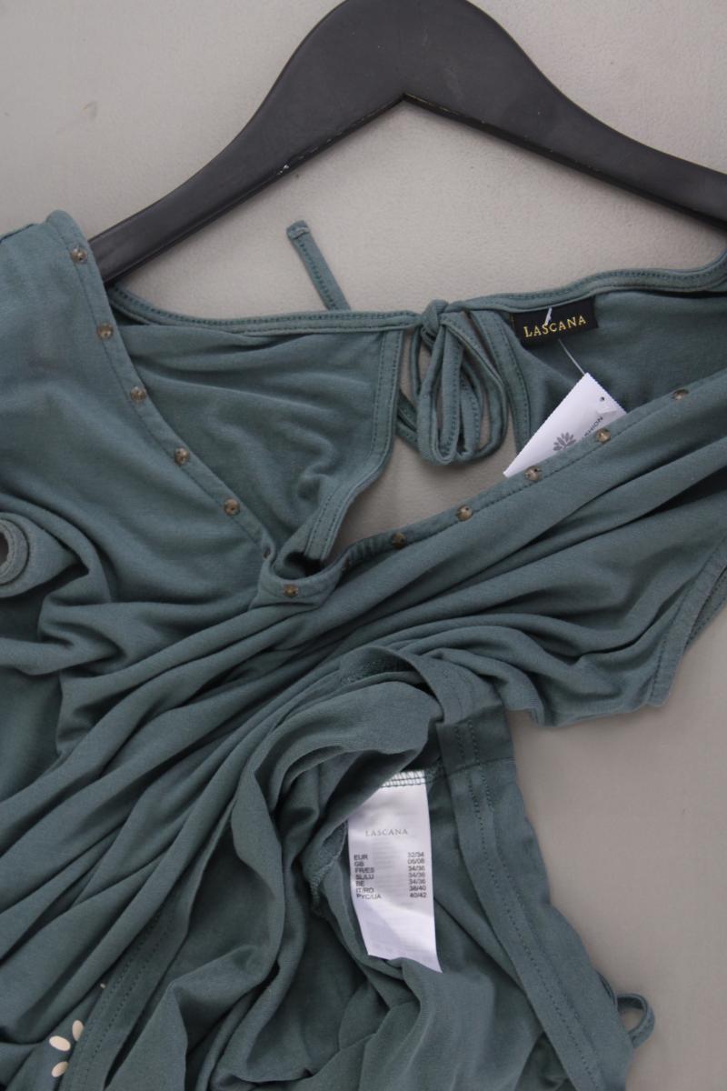 Lascana Jerseykleid Gr. 32/34 neuwertig Ärmellos grün aus Viskose