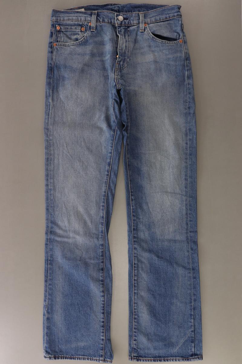 Levi's Straight Jeans für Herren Gr. W33/L34 blau aus Baumwolle
