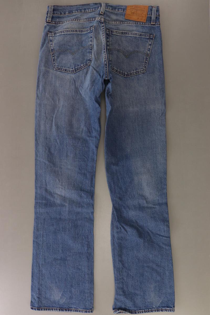 Levi's Straight Jeans für Herren Gr. W33/L34 blau aus Baumwolle