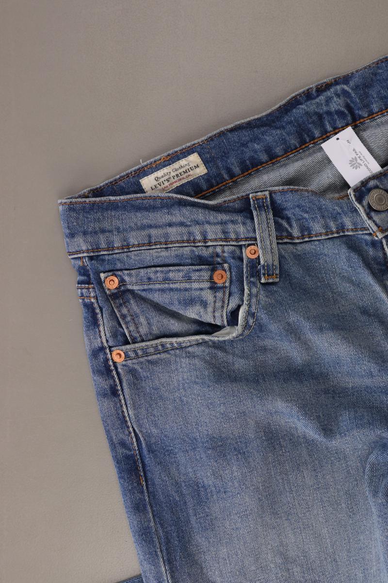 Levi's Straight Jeans für Herren Gr. W33/L34 blau aus Baumwolle