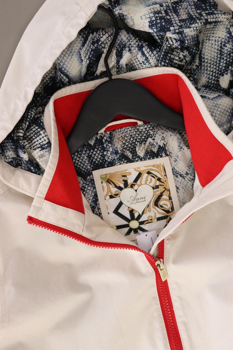 Anni For Friends Übergangsjacke Gr. 42 creme aus Baumwolle