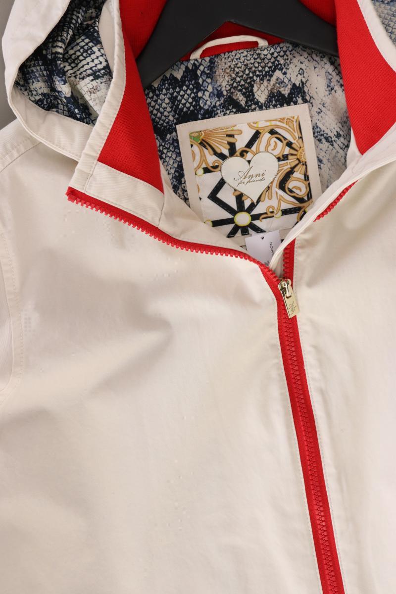 Anni For Friends Übergangsjacke Gr. 42 creme aus Baumwolle