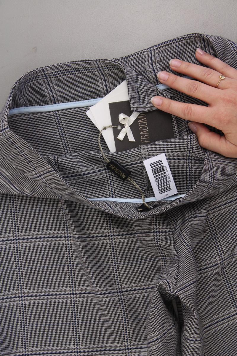 Fracomina Stoffhose Gr. IT 44 (M) kariert neu mit Etikett Neupreis: 109,0€! grau