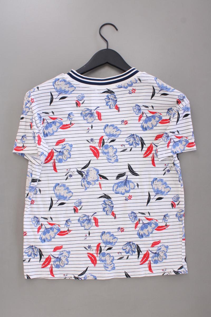 edc by Esprit Ringelshirt Gr. S gestreift Kurzarm weiß aus Baumwolle