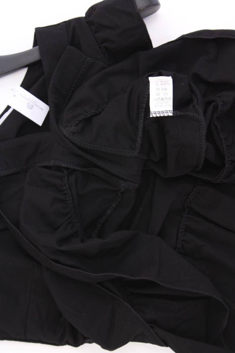 New Collection Bluse Gr. OneSize Kurzarm schwarz aus Viskose