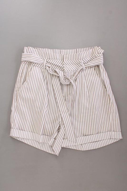 Shorts Gr. M gestreift braun aus Baumwolle