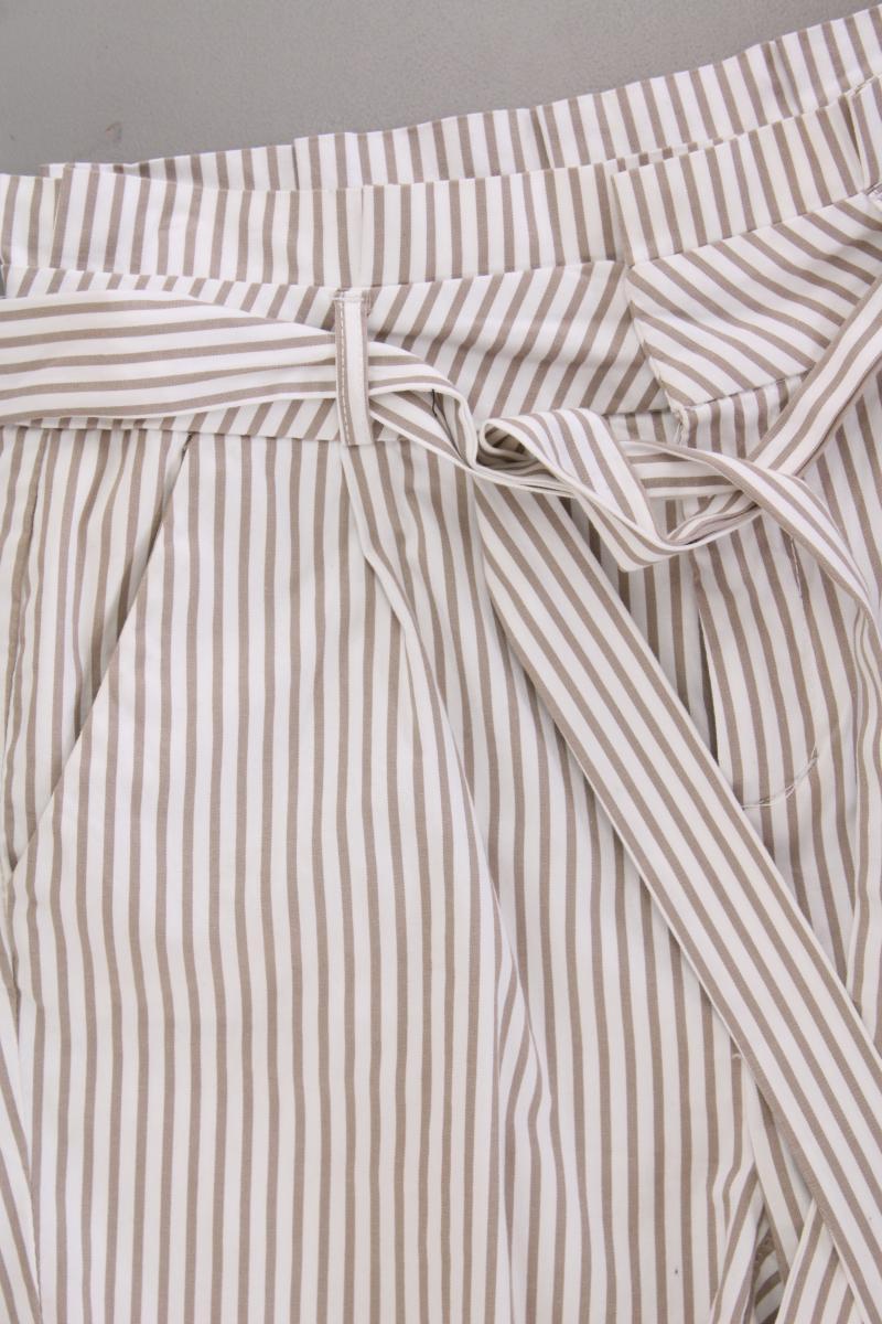 Shorts Gr. M gestreift braun aus Baumwolle