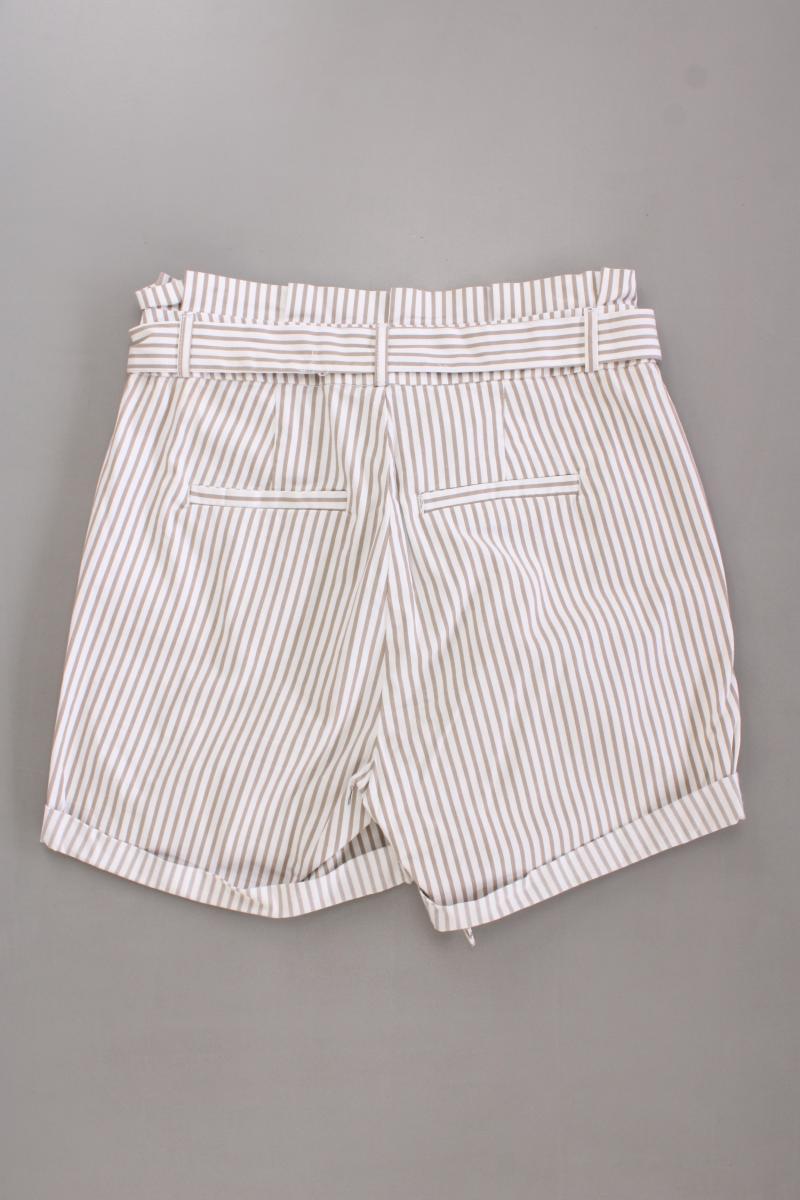Shorts Gr. M gestreift braun aus Baumwolle